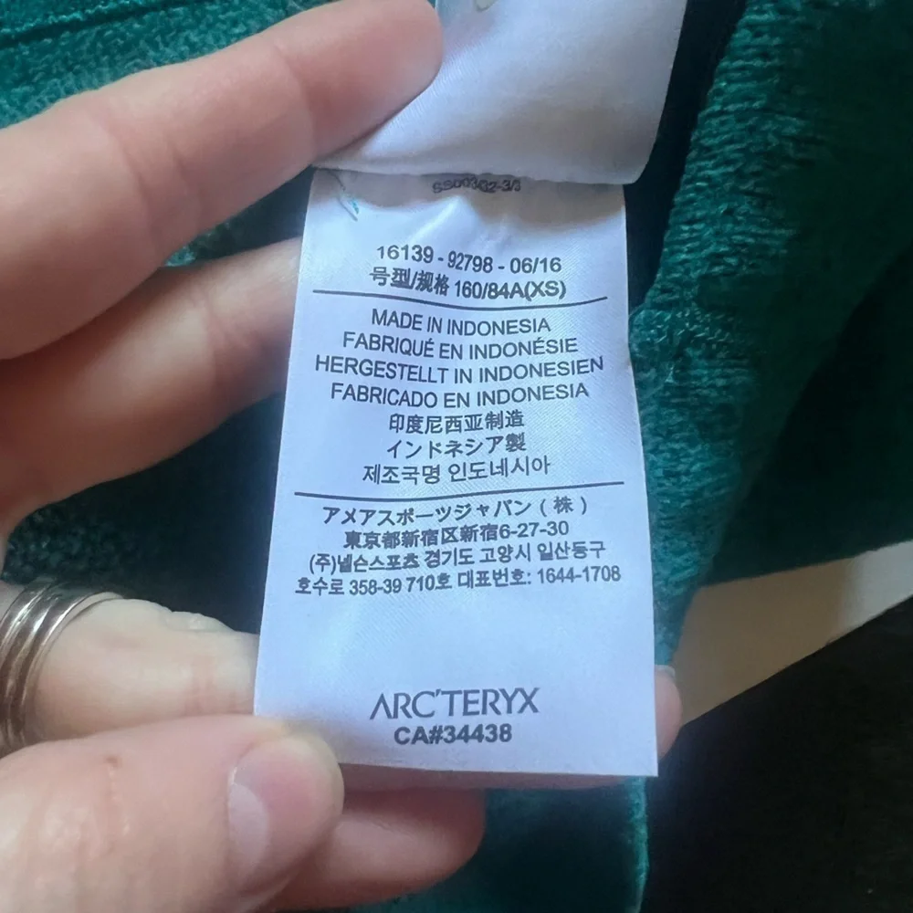 Arc’teryx Desira Tunic Pullover Sweatshirt Size XS - Picture 9 of 9
